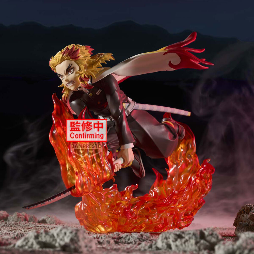 Figura Kyojuro Rengoku Vibration Stars – Demon Slayer (14 cm) - MerchVillain
