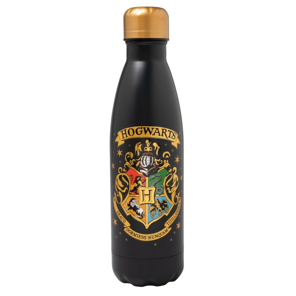 Garrafa de aço inoxidável Harry Potter Hogwarts 500ml - MerchVillain