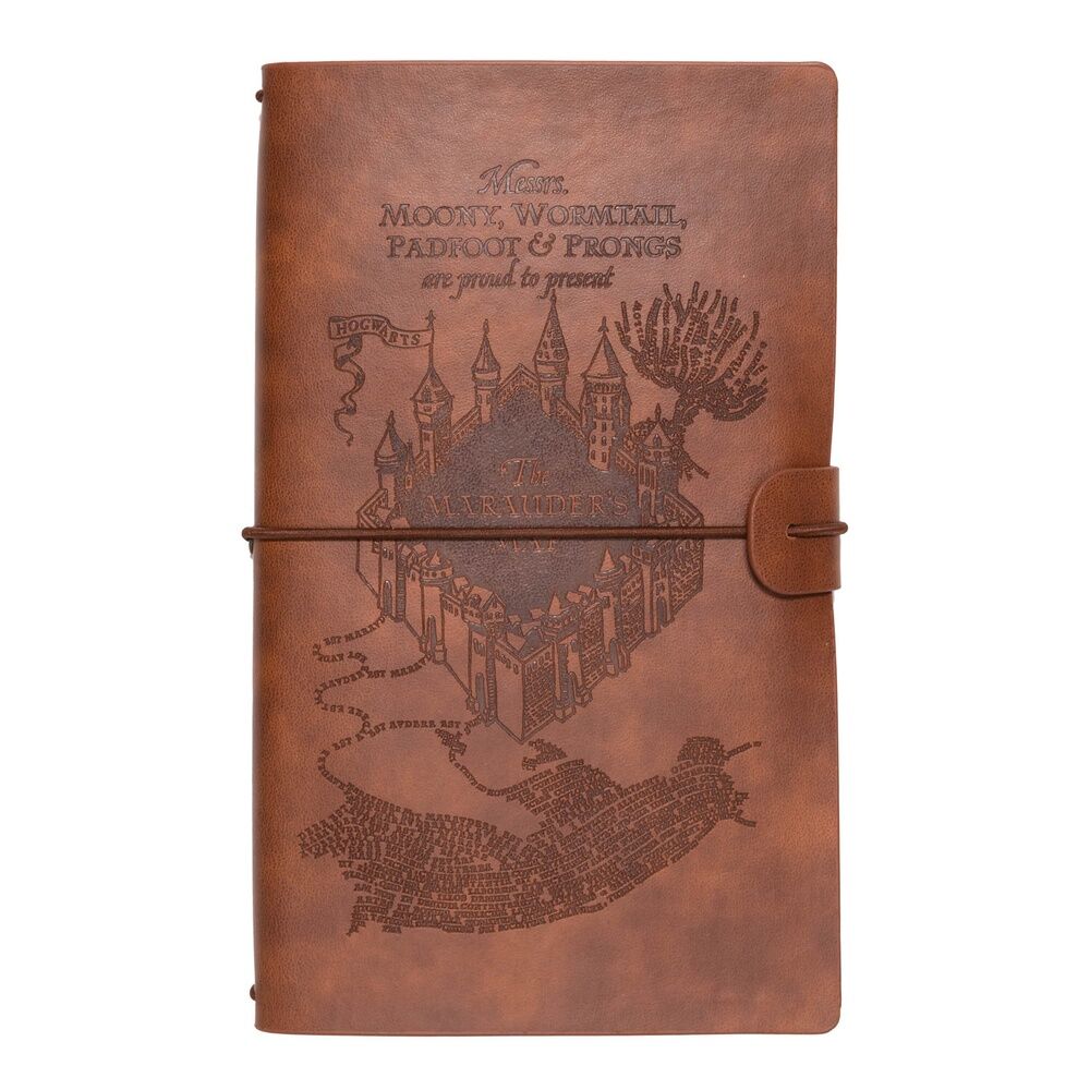 Cuaderno de viaje del Mapa del Merodeador – Harry Potter (20×12 cm)