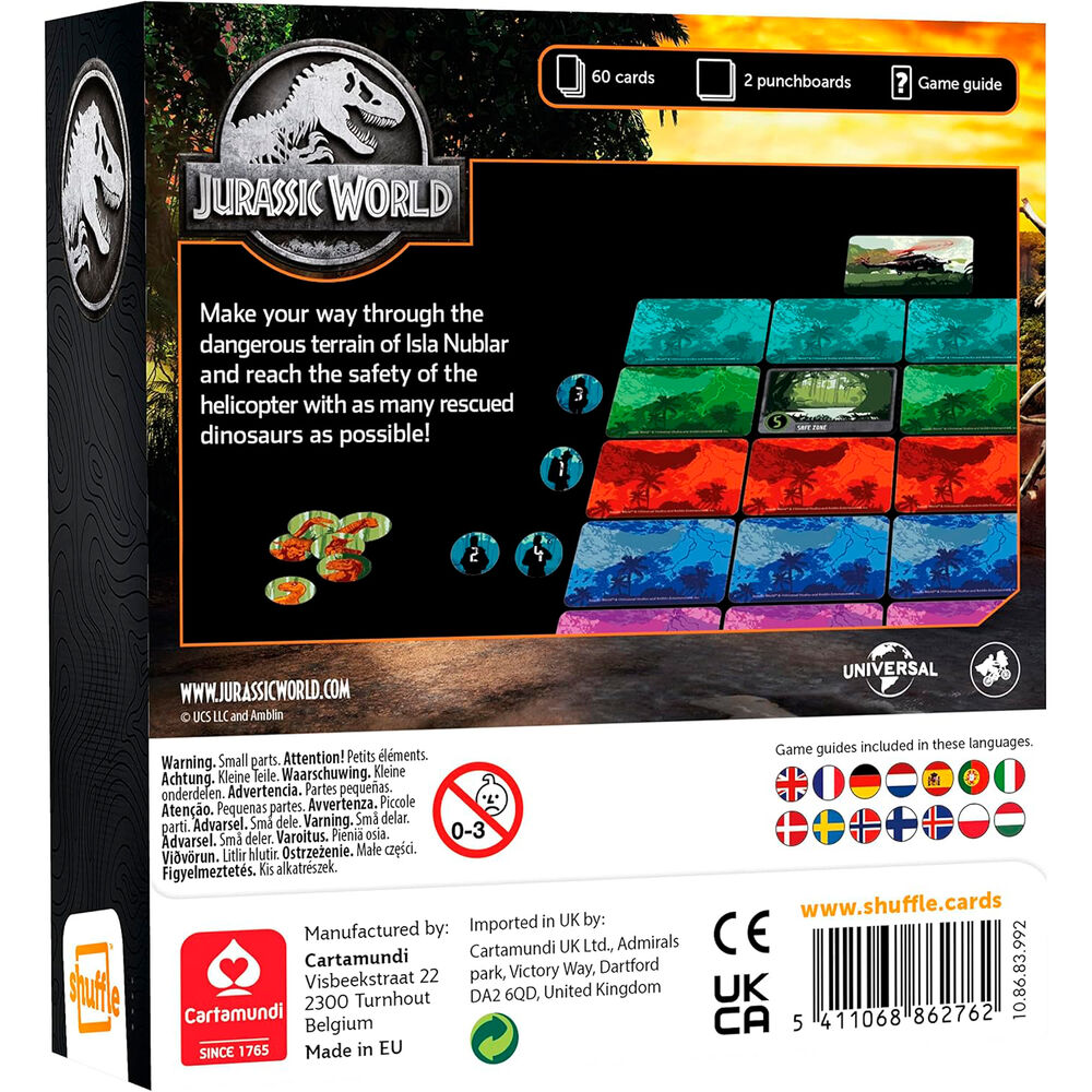 Jogo de tabuleiro Jurassic World - MerchVillain