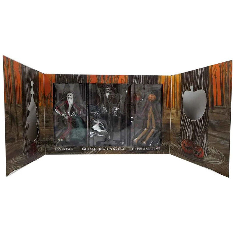 Disney O Estranho Mundo de Jack conjunto 3 bonecos de ação 18cm - MerchVillain