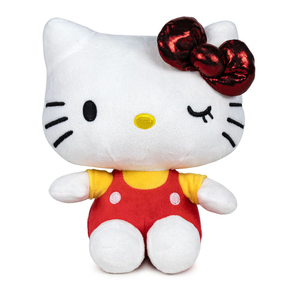 Peluche rojo del 50.º aniversario - Hello Kitty (58 cm)