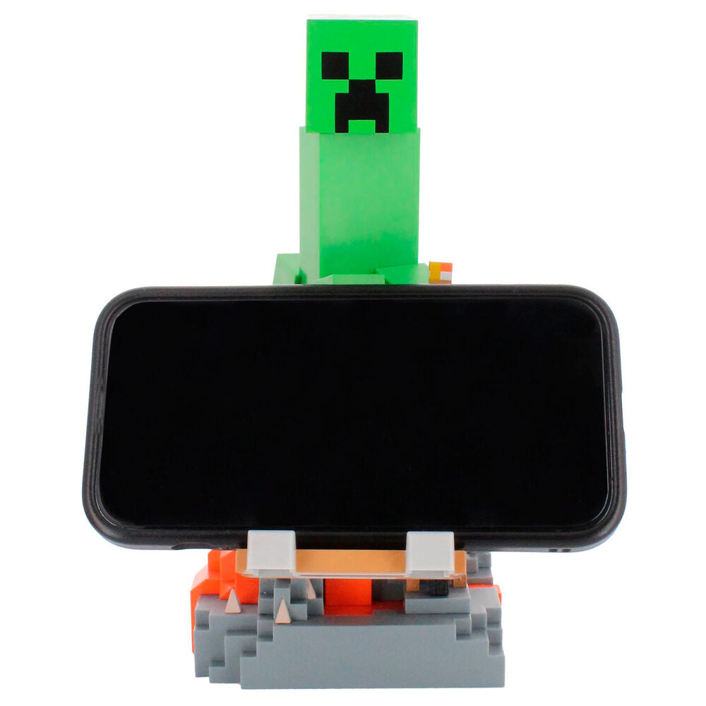 Soporte para figura de Creeper de Cable Guy – Minecraft (20 cm)