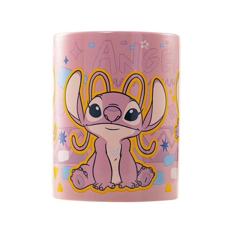 Taza de peluche de ángel de Disney con tapa (440 ml)
