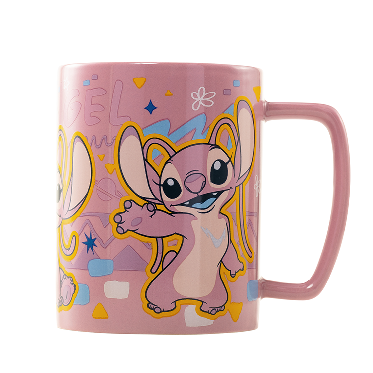 Taza de peluche de ángel de Disney con tapa (440 ml)