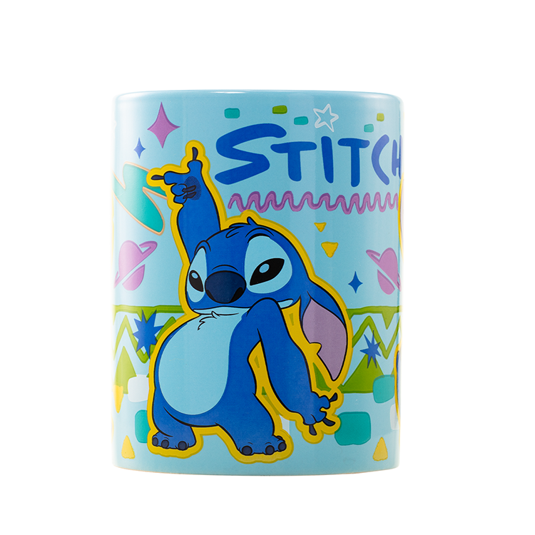Taza Stitch con funda de peluche - Disney (440 ml)