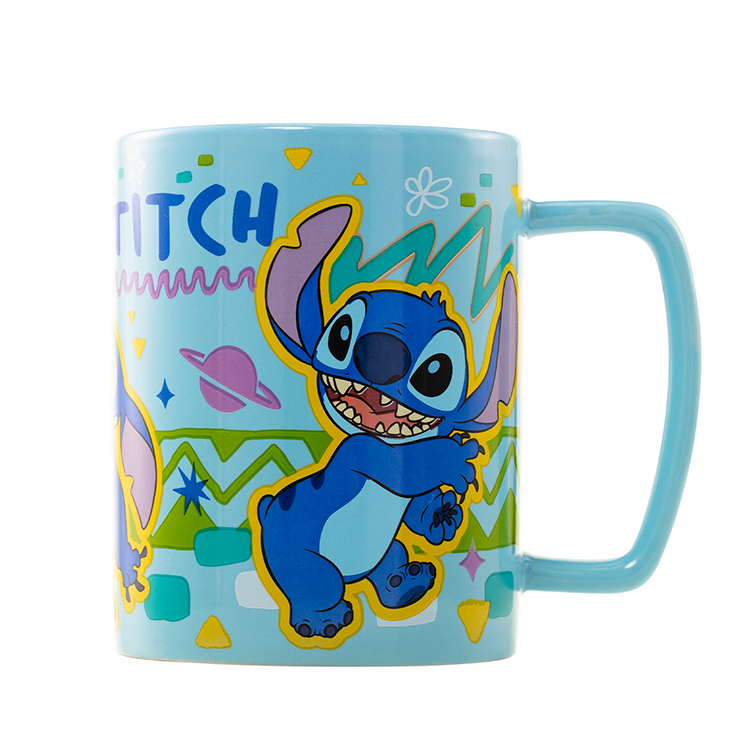 Taza Stitch con funda de peluche - Disney (440 ml)