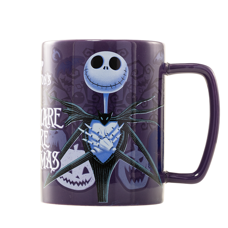 Taza de peluche de Jack Skellington - Pesadilla antes de Navidad de Disney (440 ml)