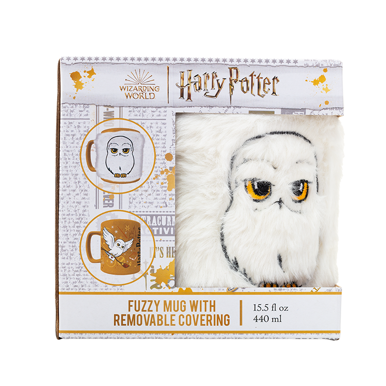 Mug with Plush Cover Hedwig - Harry Potter (440ml)