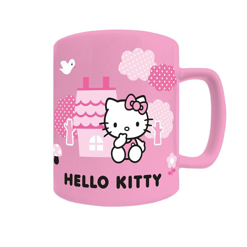 Taza con funda de peluche - Hello Kitty (440 ml)