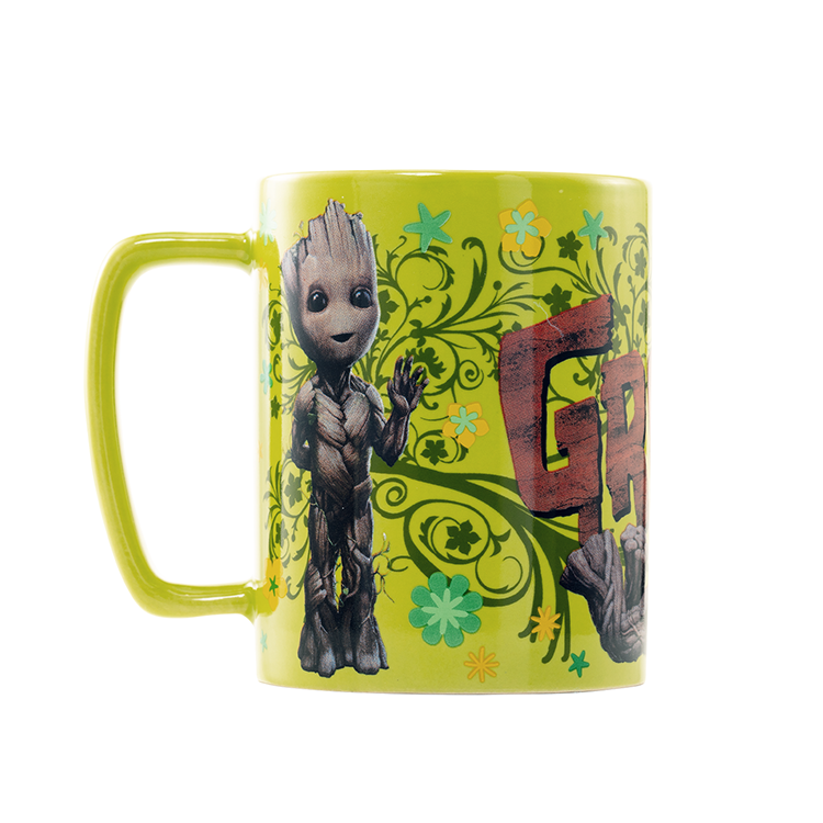 Mug with Plush Cover Groot - Guardians of the Galaxy - Marvel (440ml)