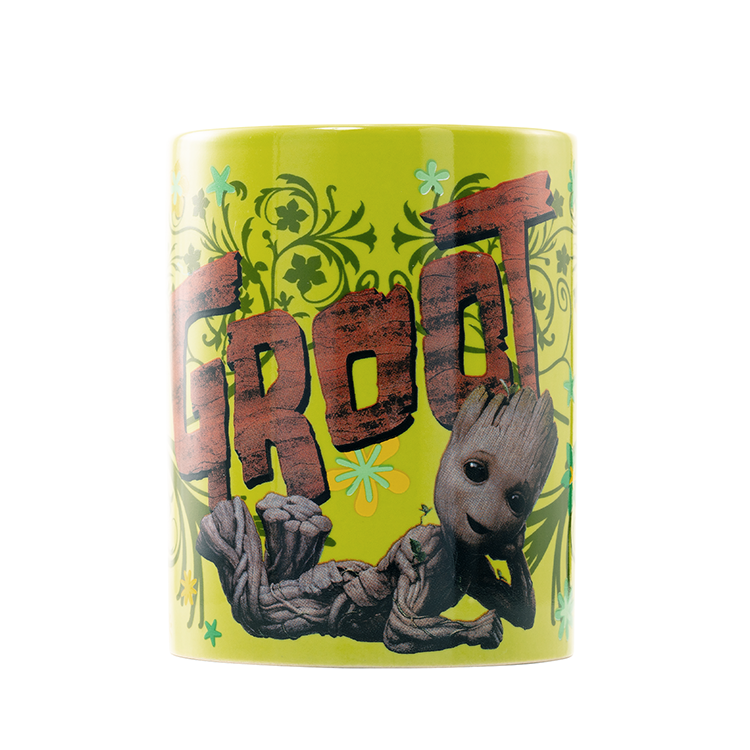 Mug with Plush Cover Groot - Guardians of the Galaxy - Marvel (440ml)