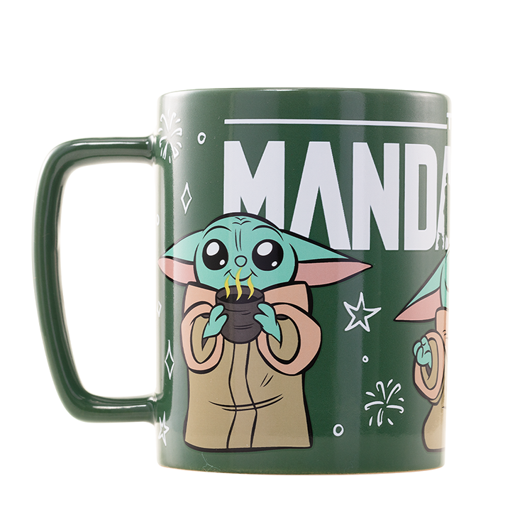 Taza de peluche de Grogu El Mandaloriano - Star Wars (440 ml)