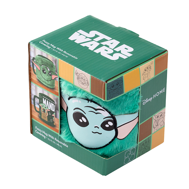 Taza de peluche de Grogu El Mandaloriano - Star Wars (440 ml)