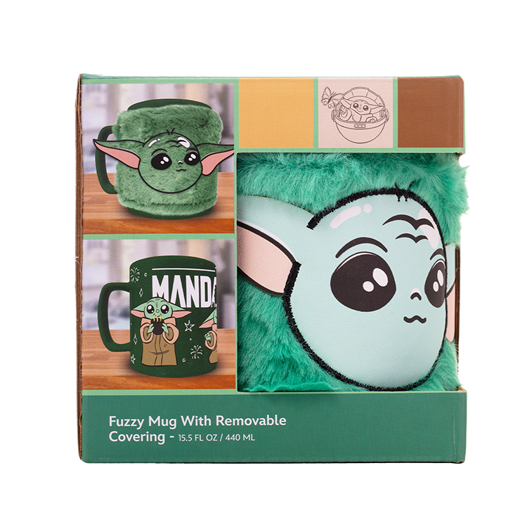 Taza de peluche de Grogu El Mandaloriano - Star Wars (440 ml)