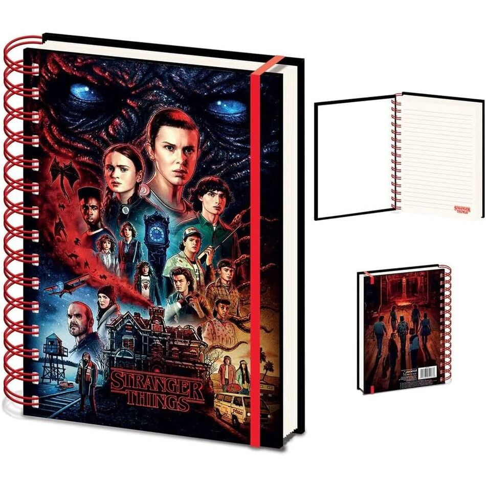 Cuaderno A5 – Stranger Things