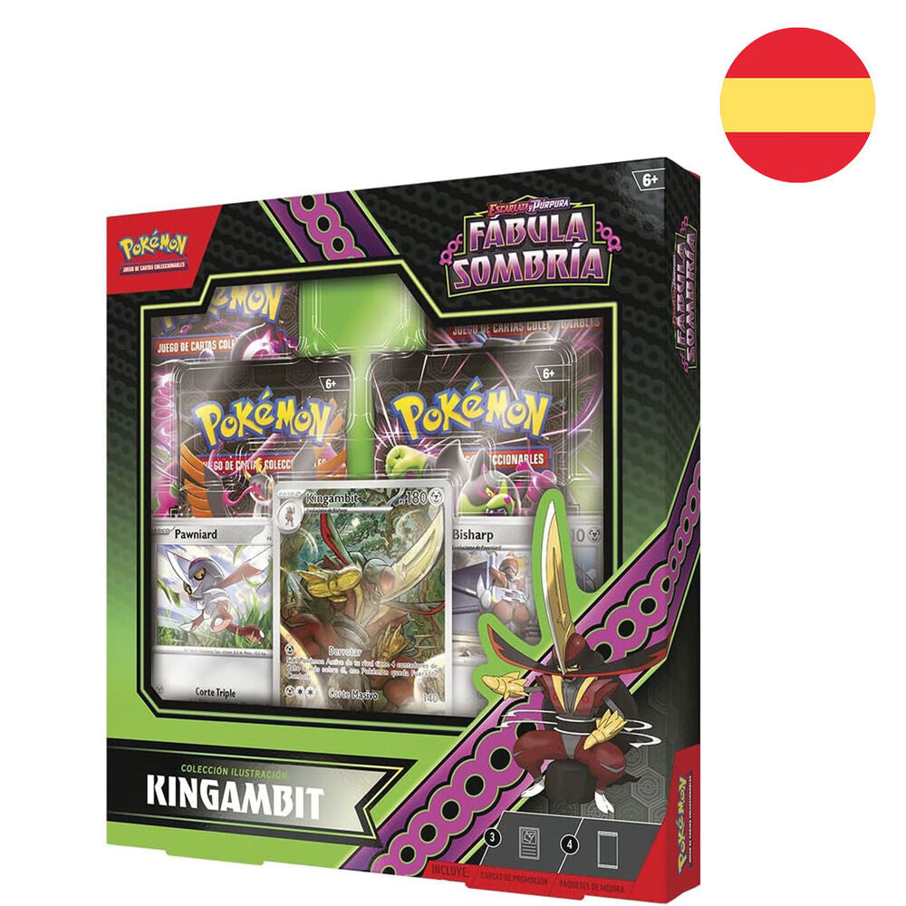 Juego de cartas coleccionables Kingambit – Pokémon (Versión en español)