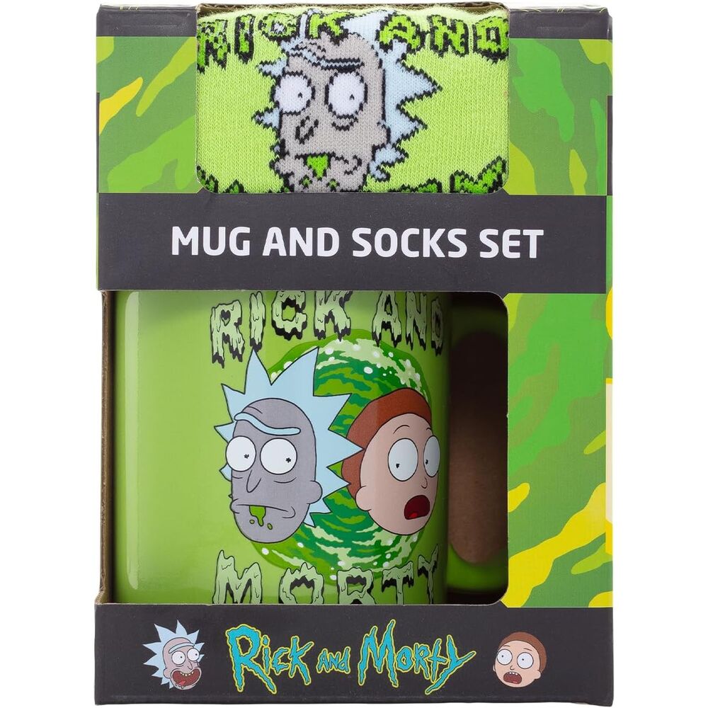 Set de taza y calcetines - Cerámica y textil - Rick y Morty