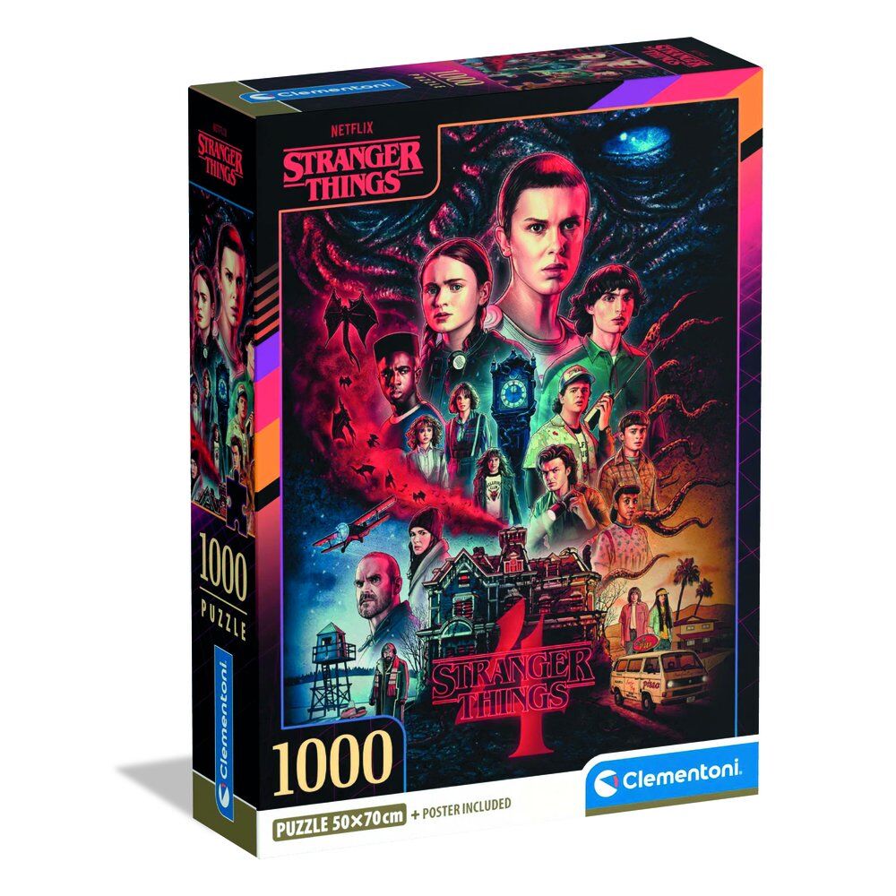 Puzzle Stranger Things – Netflix (1000 Peças, 70x50cm)