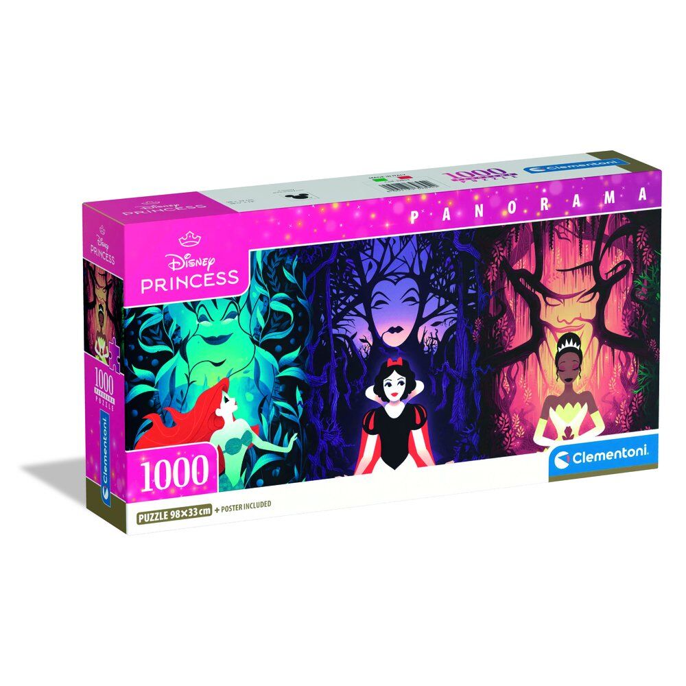 Rompecabezas panorámico de princesas Disney, 1000 piezas – Disney