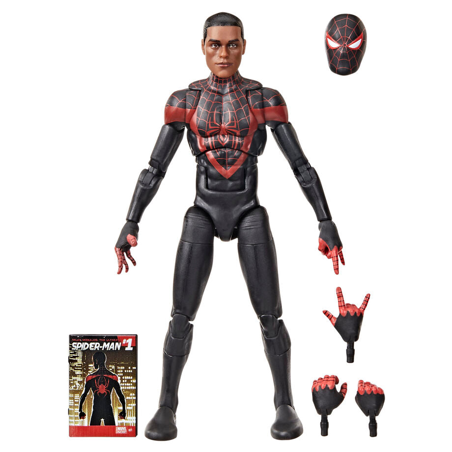 Figura Miles Morales Ultimate Spider-Man – Marvel Legends (15 cm)