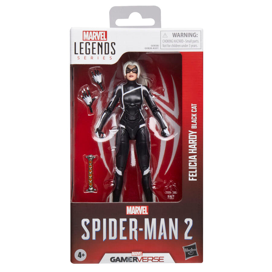 Figura de 15 cm da Gata Preta Felicia Hardy do Homem-Aranha 2 da Marvel Legends - MerchVillain