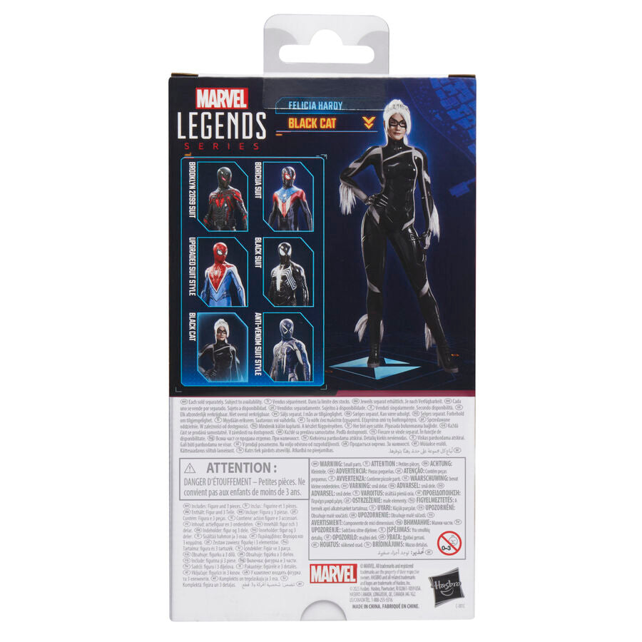 Figura de 15 cm da Gata Preta Felicia Hardy do Homem-Aranha 2 da Marvel Legends - MerchVillain
