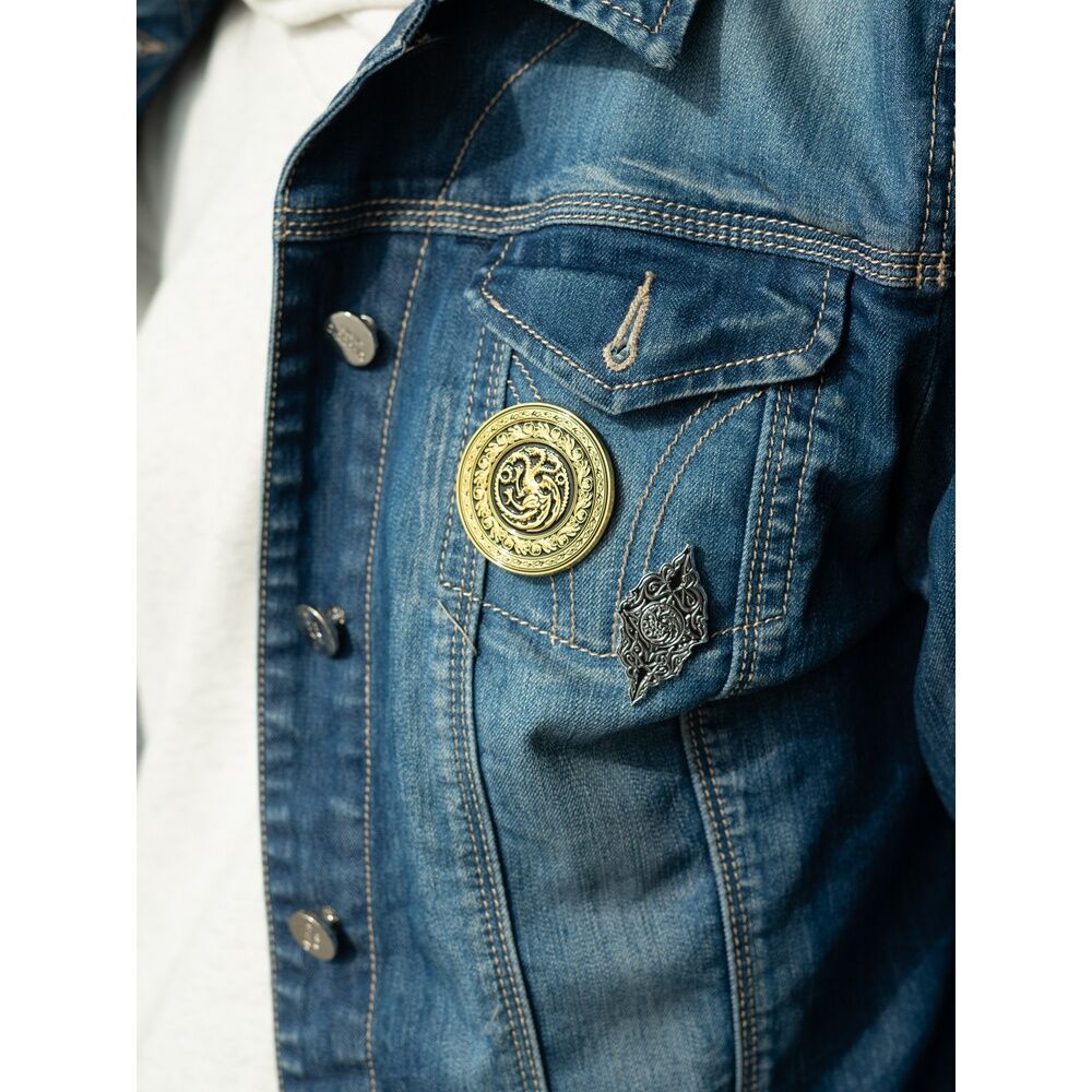 Set de 4 Pins La Casa del Dragón – Juego de Tronos (2,5 × 4 cm)