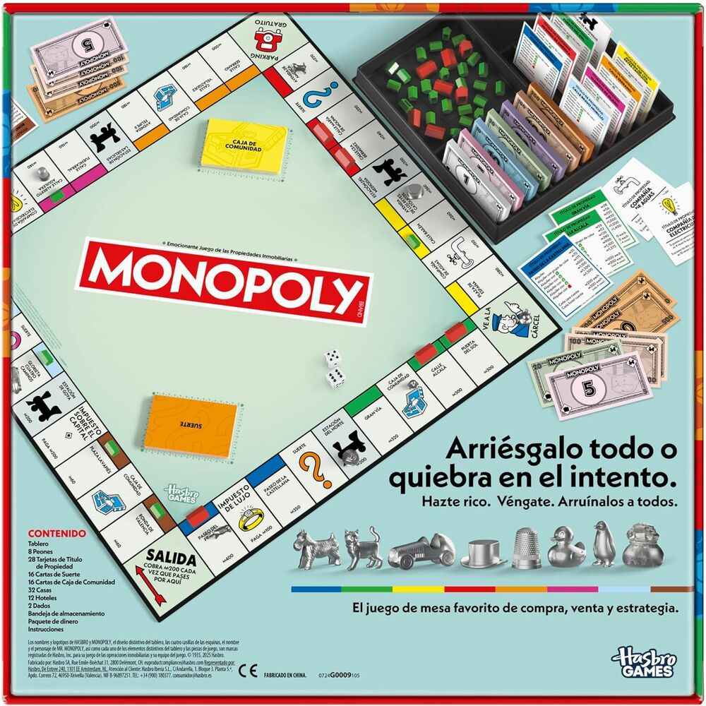 Jogo Monopoly – Espanhol (2–6 jogadores)