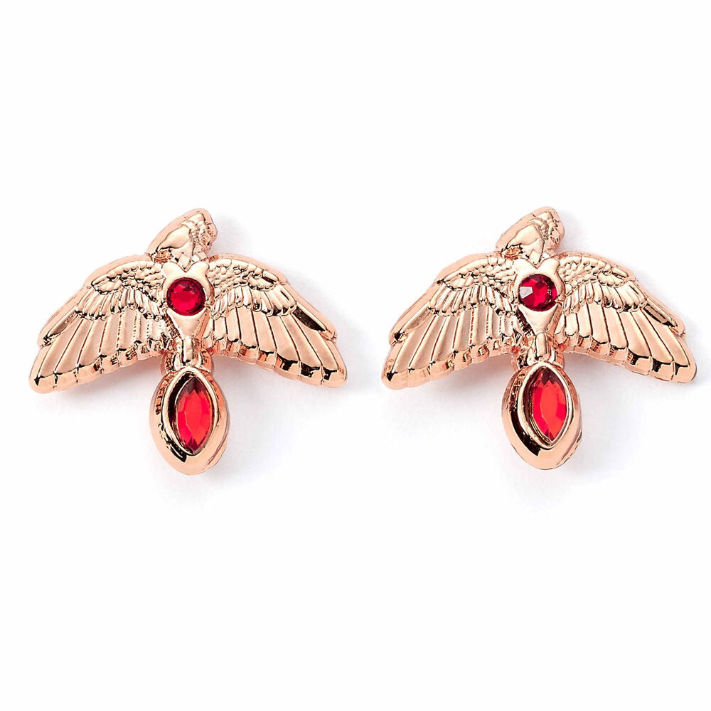 Pendientes Pink Fawkes – Harry Potter