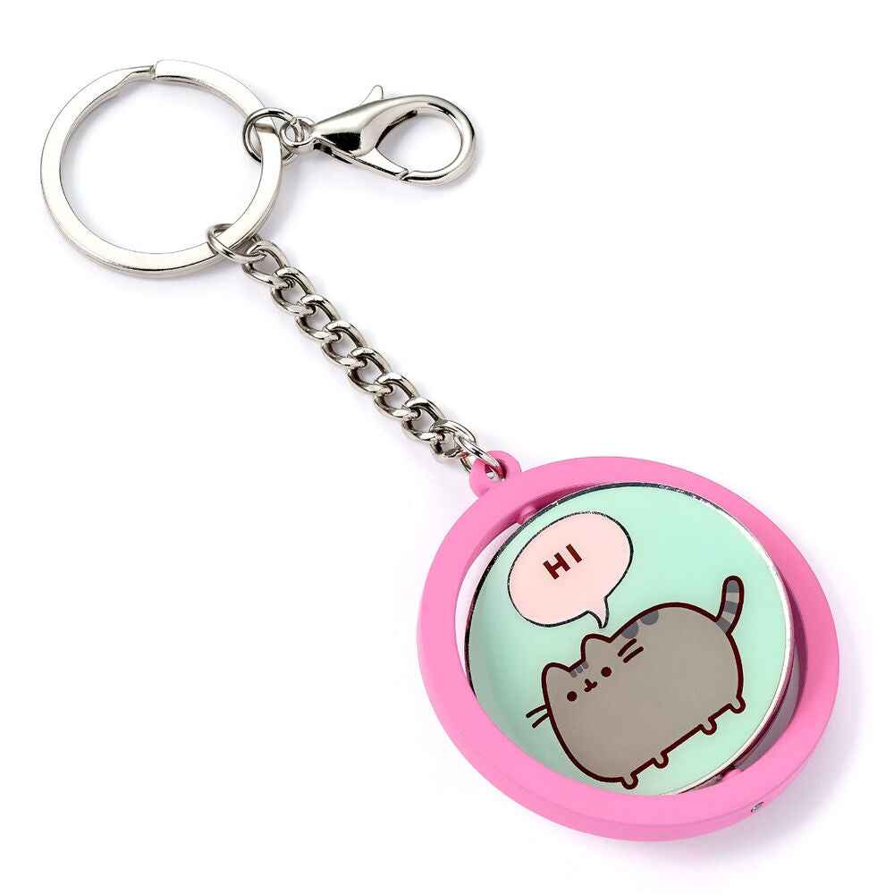 Pusheen Hi Bye keychain