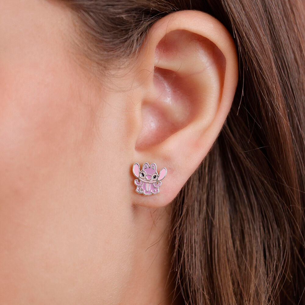 Angel Earrings – Stitch Disney (Silver)