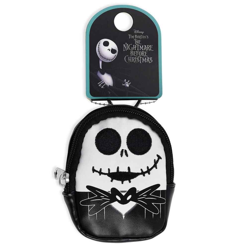 Chaveiro mochila mini do filme O Estranho Mundo de Jack da Disney Jack Skellington