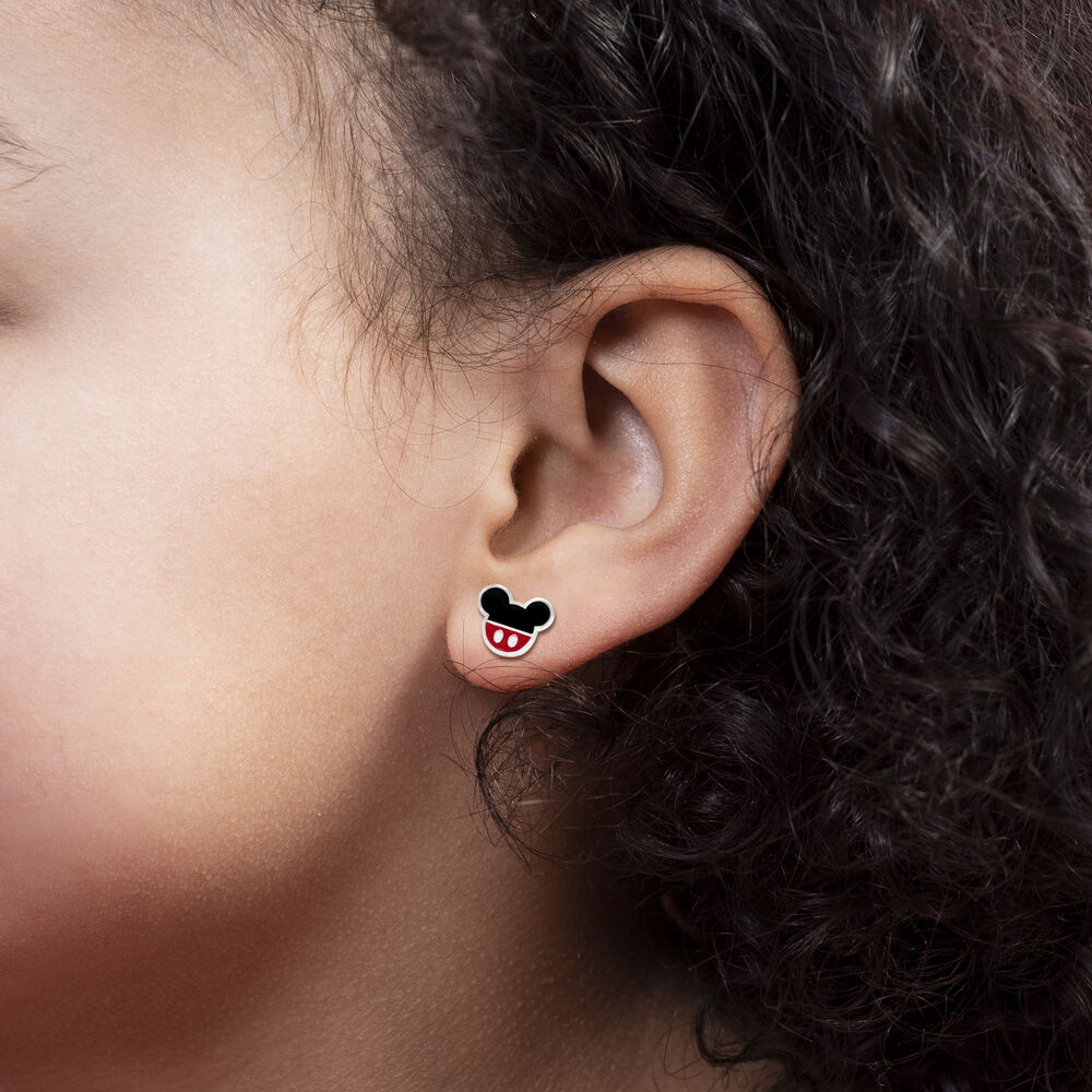 Pendientes de Minnie Mouse – Disney (Plateados)