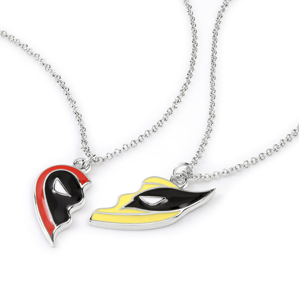 Conjunto de 2 collares de Deadpool y Wolverine – Marvel