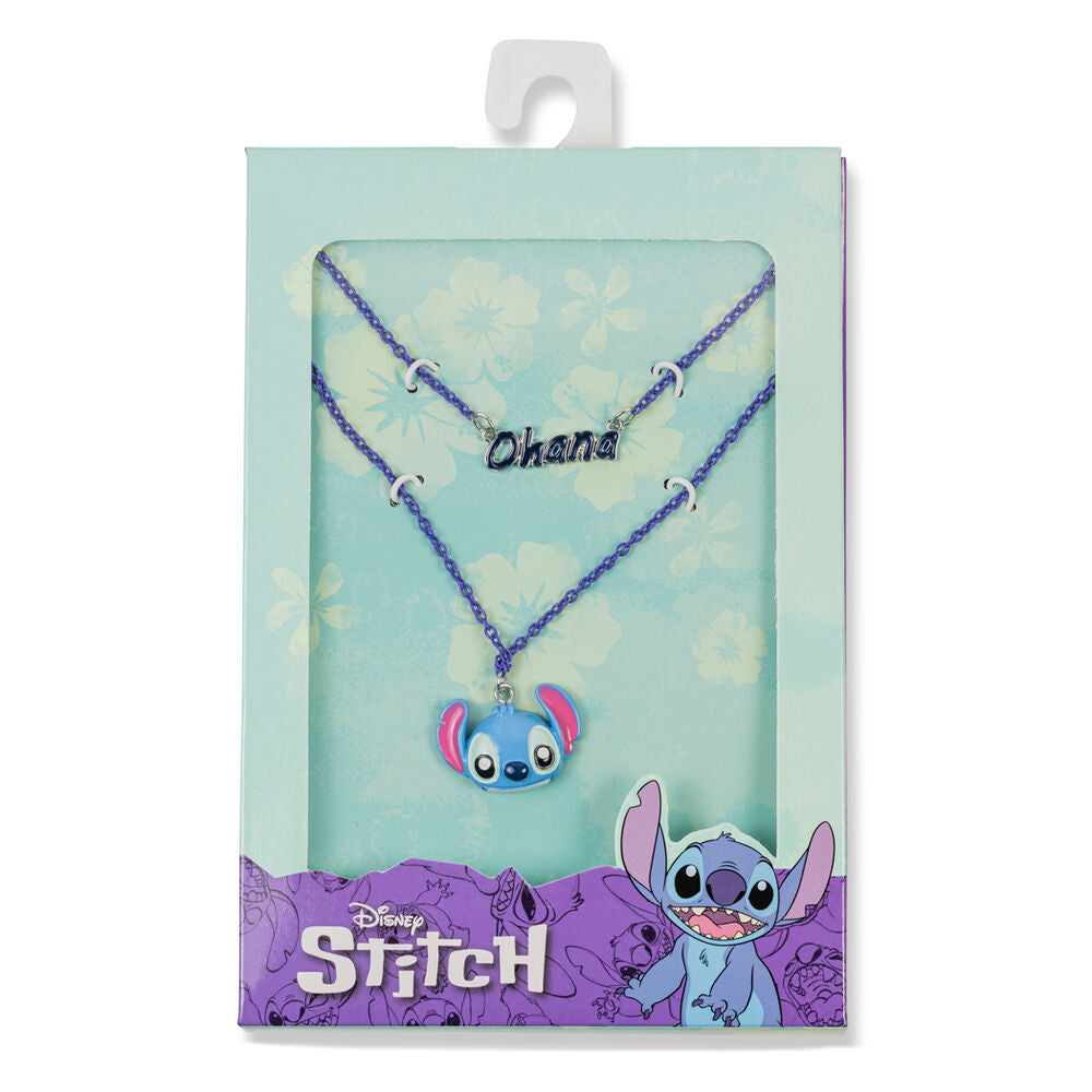 Conjunto de 2 collares de Stitch – Disney