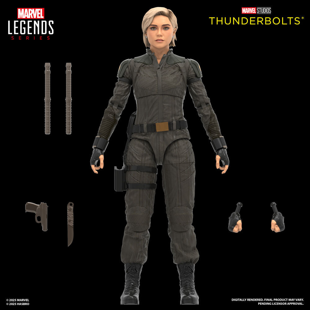 Set de 2 figuras: Yelena Belova y Red Guardian Thunderbolts – Marvel Legends (15 cm)