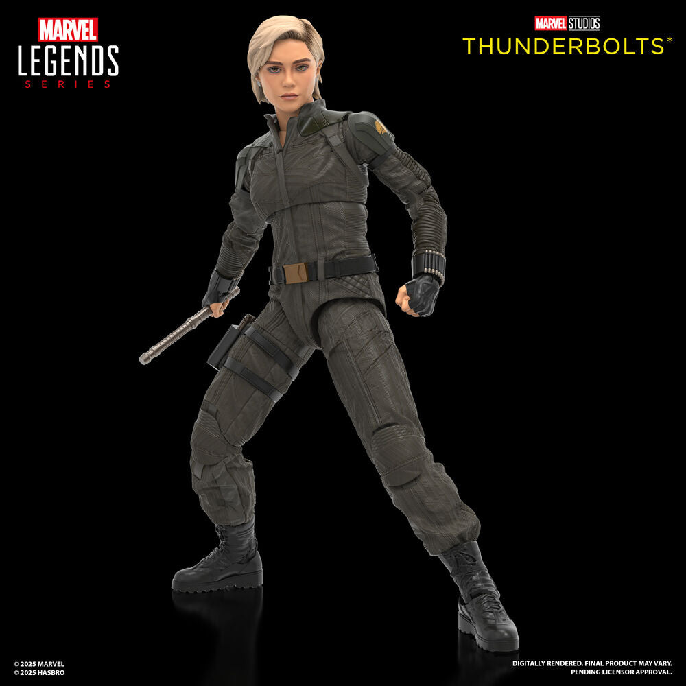 Set de 2 figuras: Yelena Belova y Red Guardian Thunderbolts – Marvel Legends (15 cm)