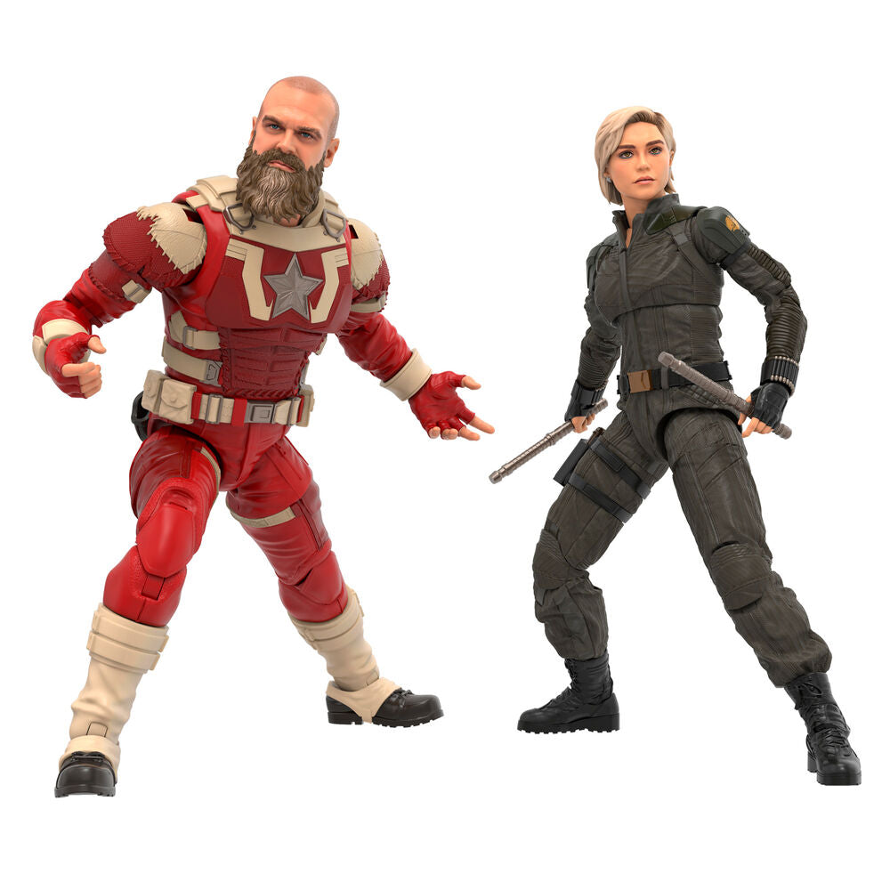 Set de 2 figuras: Yelena Belova y Red Guardian Thunderbolts – Marvel Legends (15 cm)