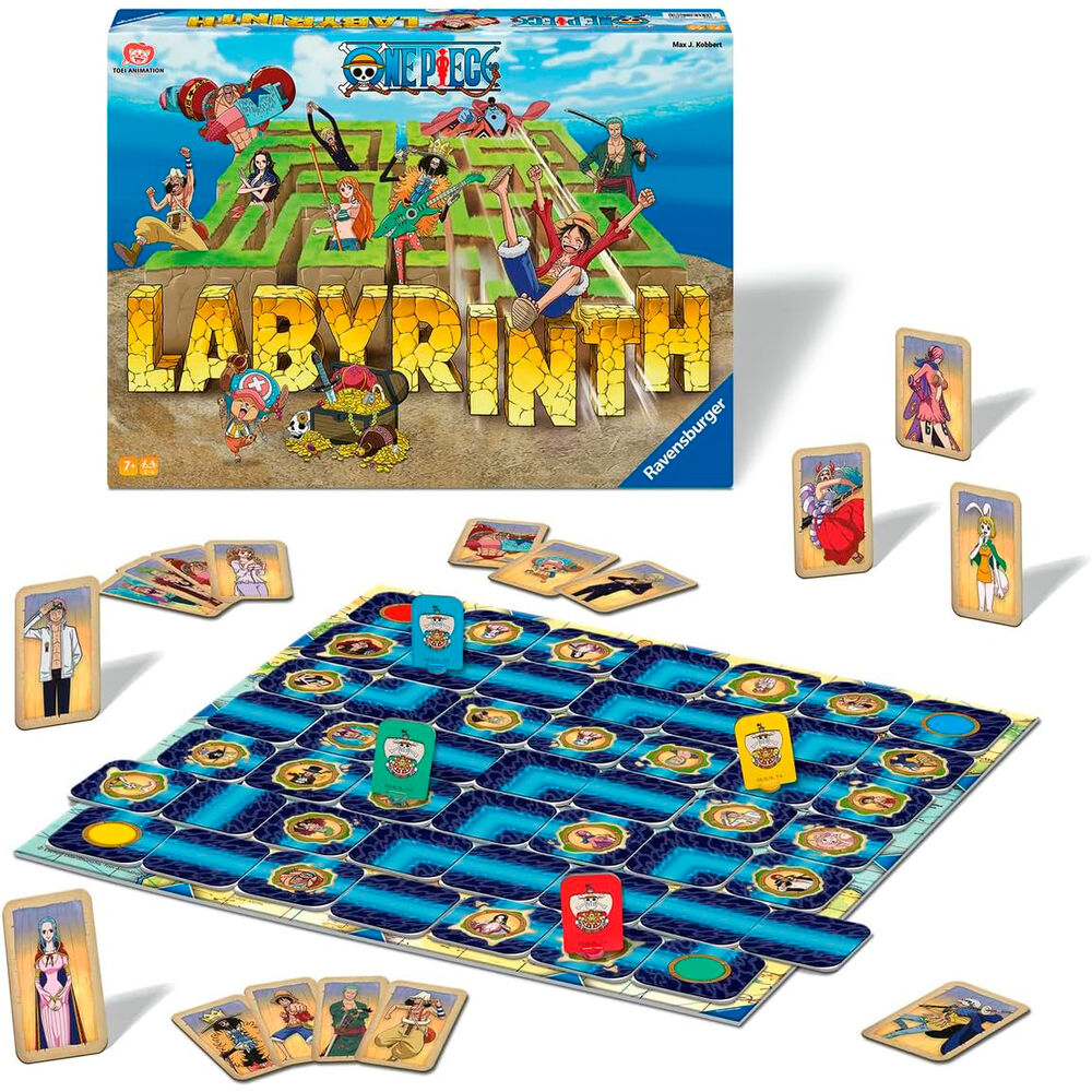 Jogo de Tabuleiro Labyrinth - One Piece