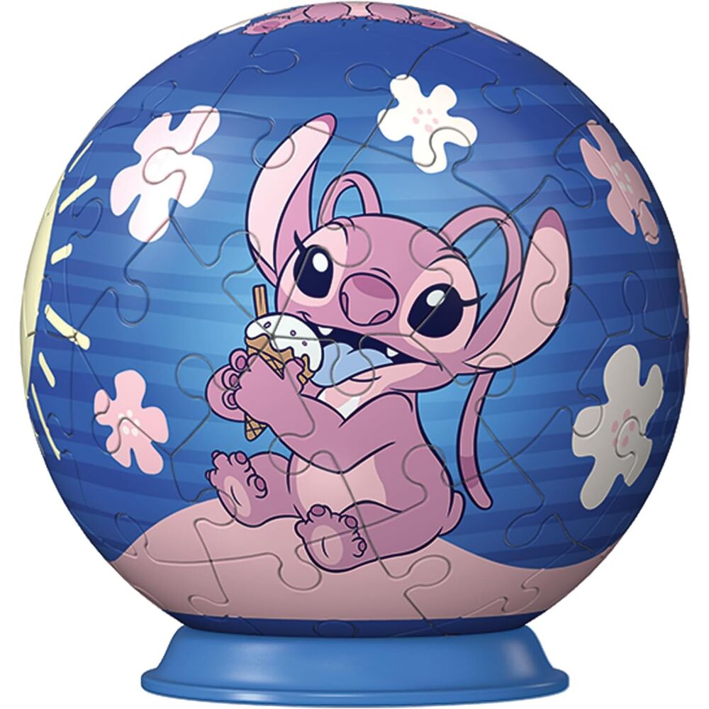 Rompecabezas 3D de Stitch y Ángel, 54 piezas – Disney