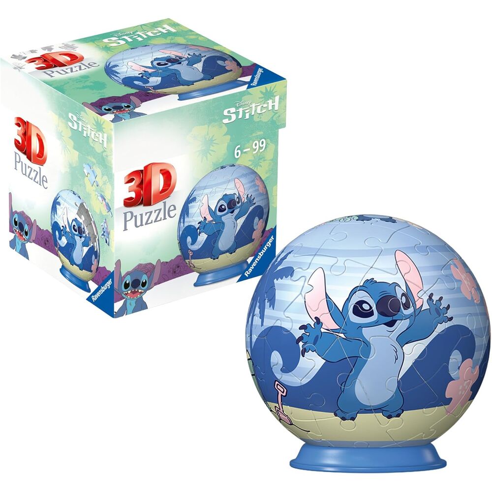 Quebra-cabeça 3D Disney Stitch 54 peças - MerchVillain