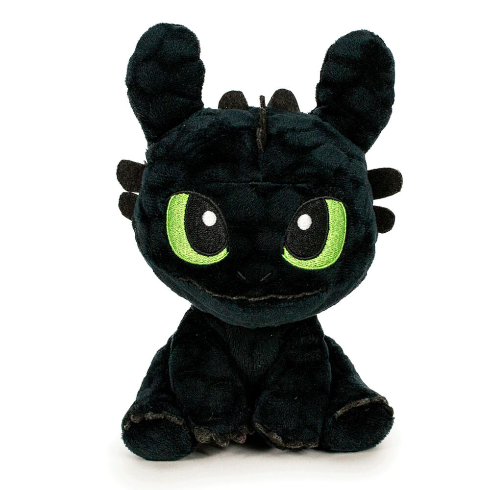 Peluche de Desdentado con ojos abiertos – Cómo entrenar a tu dragón (60 cm)