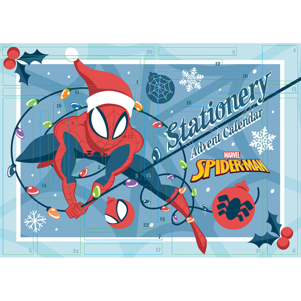 Calendario de Adviento - Spider-Man Marvel (35x25x3cm)