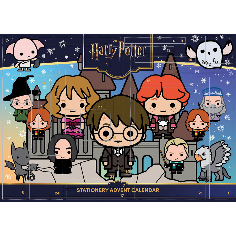 Calendario de Adviento de Harry Potter (35 x 25 x 3 cm)
