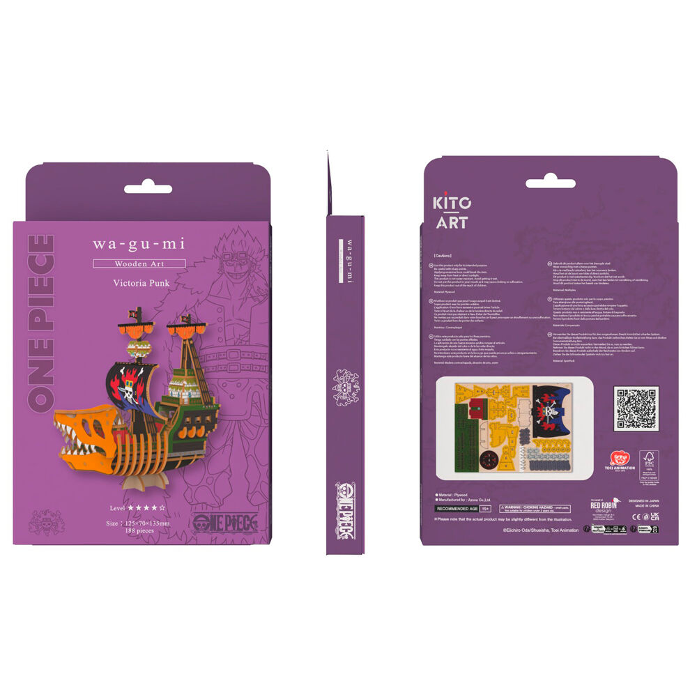 Conjunto de ensamblaje One Piece Wa-Gu-Mi – Victoria Punk (188 piezas)