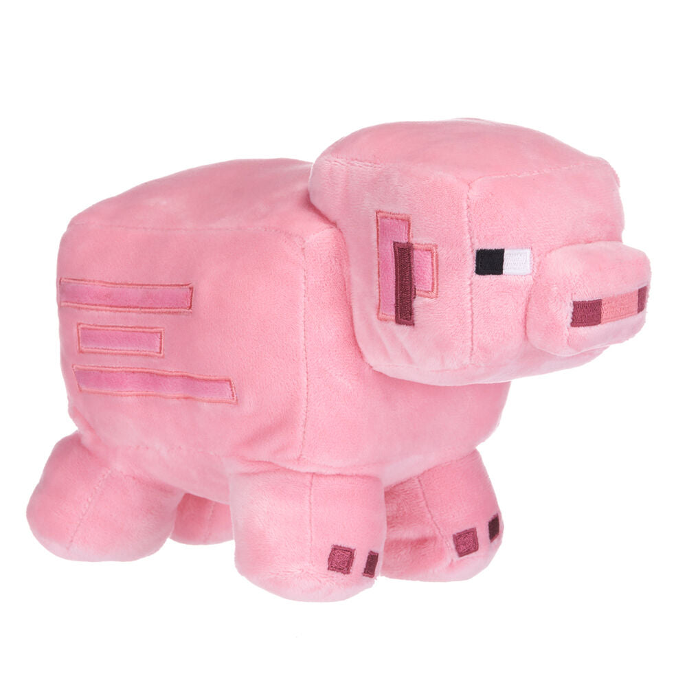 Peluche de cerdo de Minecraft (26 cm)