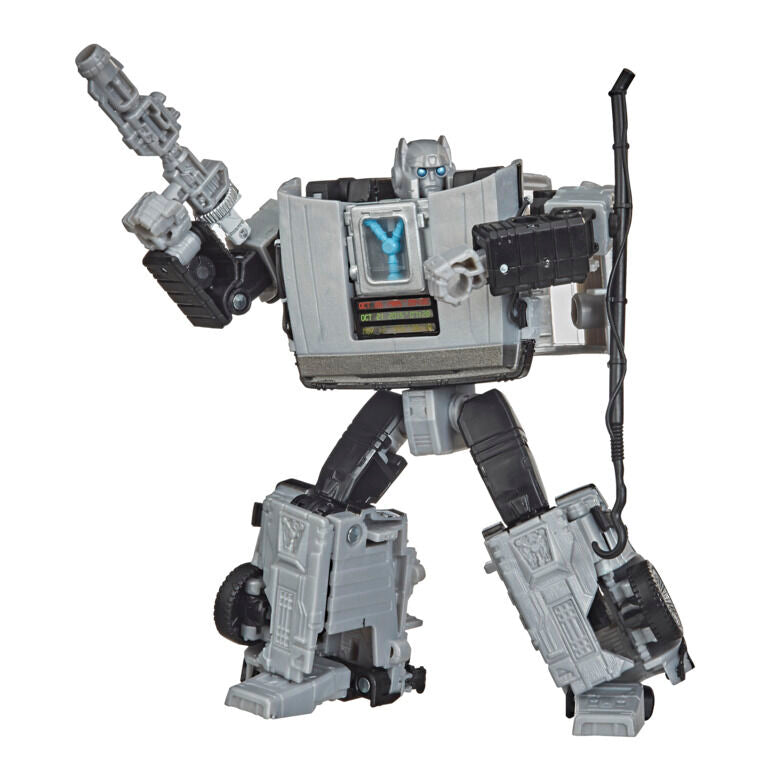 Figura de Transformers Regreso al Futuro DeLorean Gigawatt de 14 cm