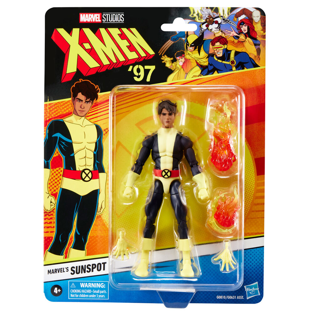 Figura de Sunspot de Marvel, X-Men '97 – Serie Marvel Legends (15 cm)