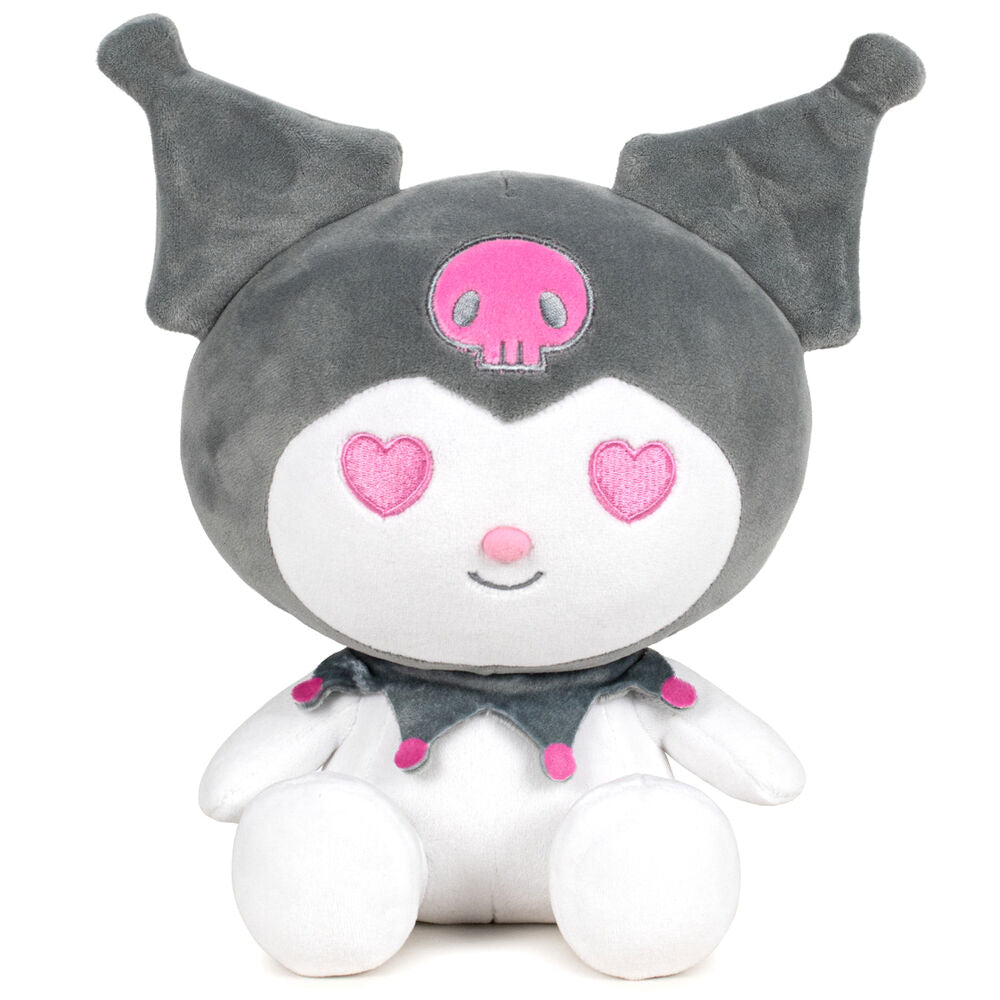 Peluche Kuromi Cinza – Hello Kitty & Friends (16 cm)